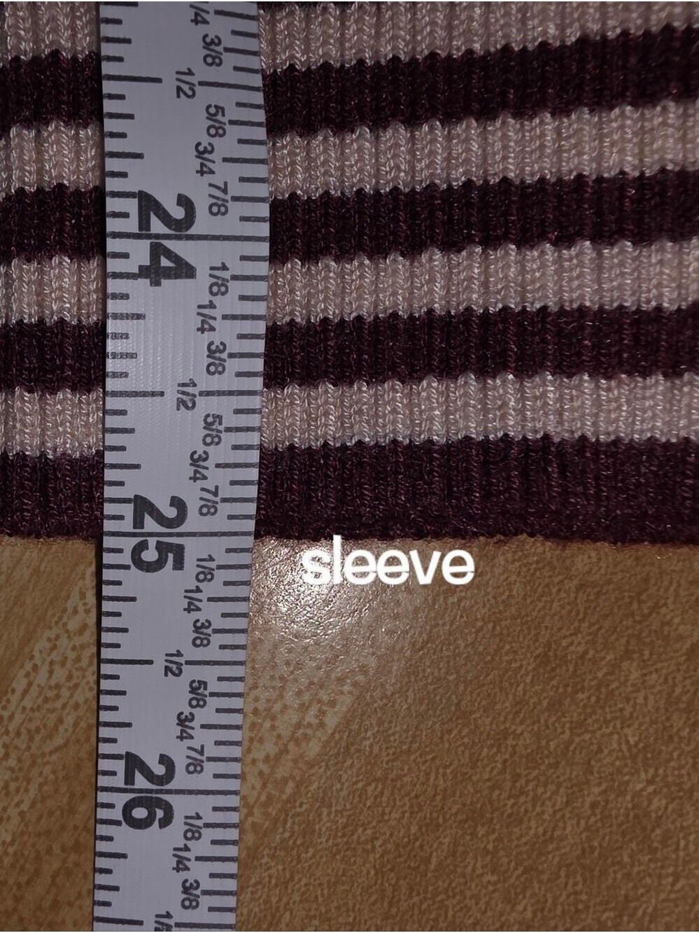 Hem & Thread Cardigan Sweater Mauve Small #SW1 - Picture 5 of 10